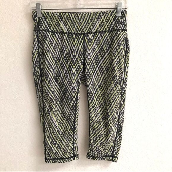 Prana chevron print cropped leggings S - Picture 1 of 5